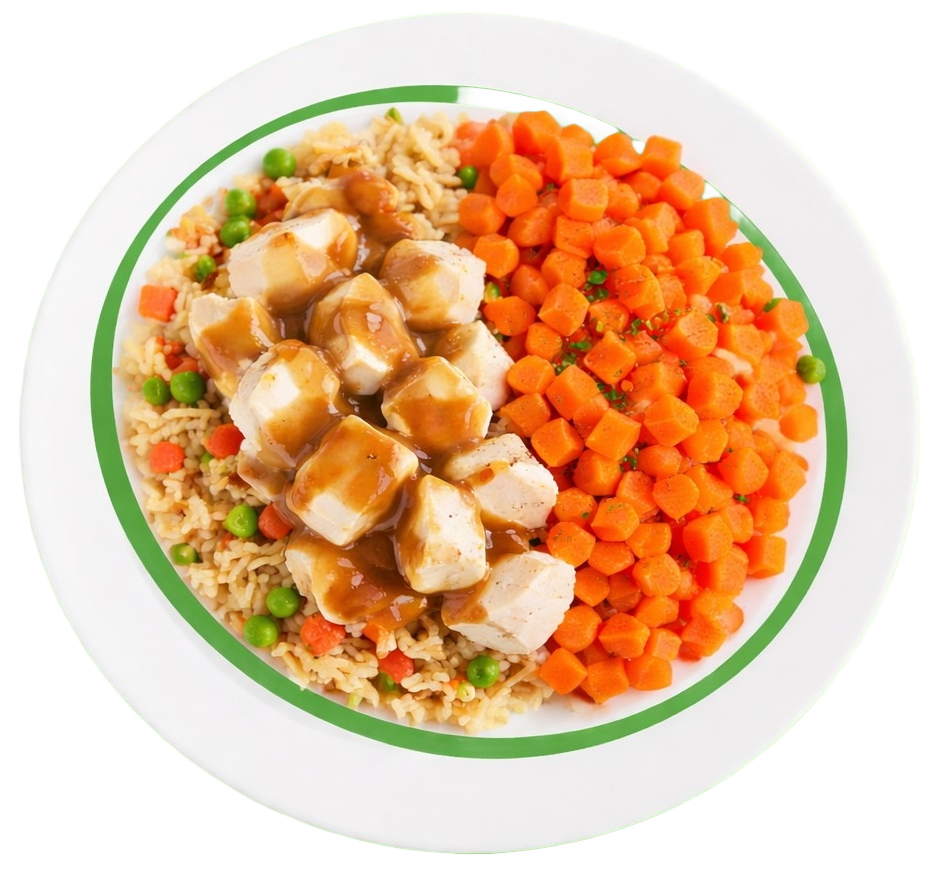 Chicken Rice and Carrots