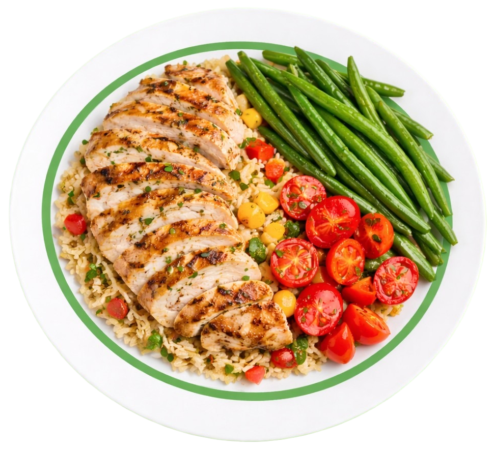 chicken and greenbeans